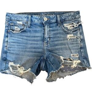 AE Distressed Cutoffs - Size 8, Next Level Stretch!